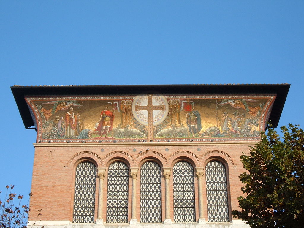 Basilica di Santa Croce a Via FLaminia, con i mosaici di Biogio Biagetti
