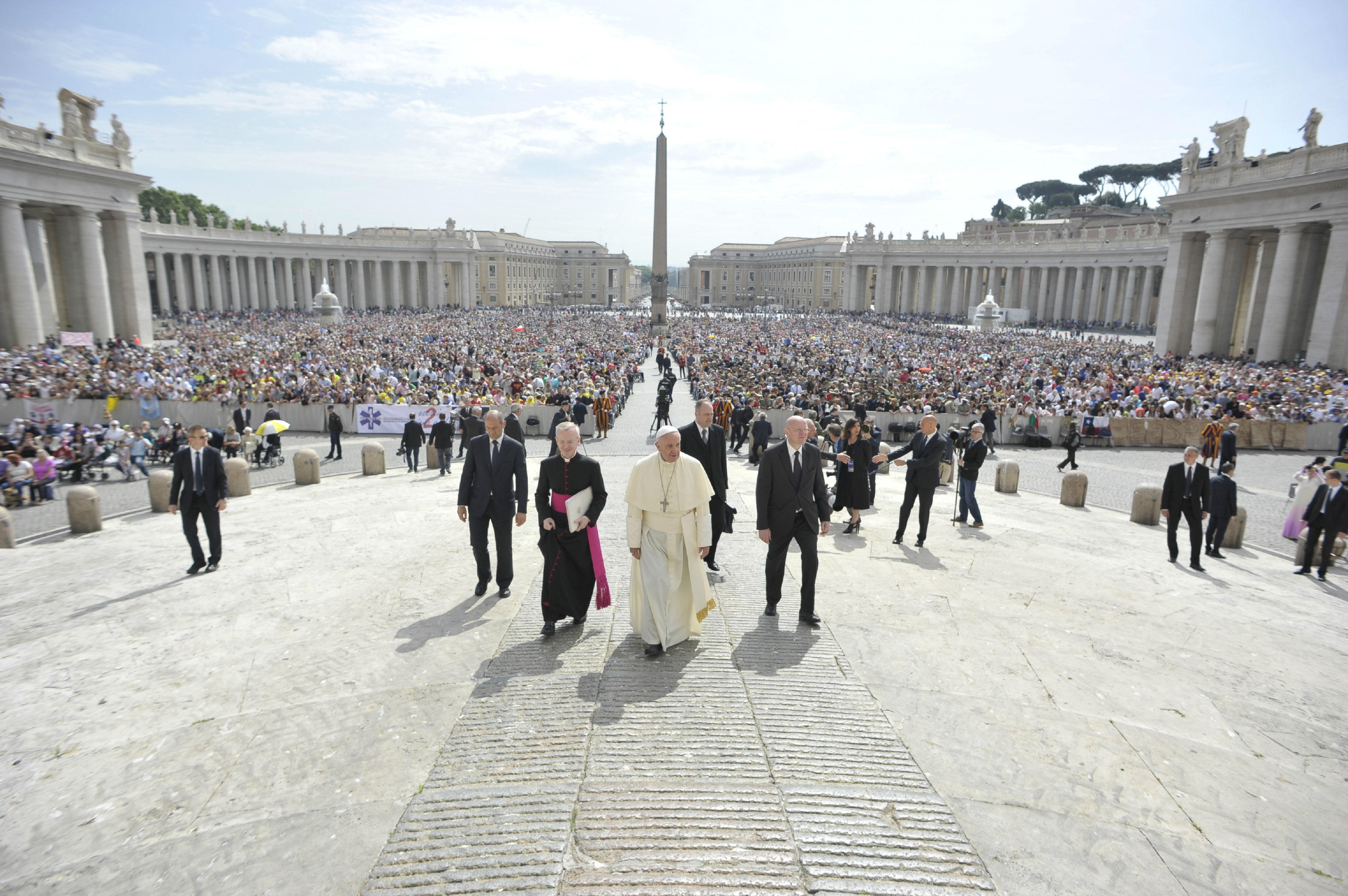 Pope Francis during the General Audience of Wednesday