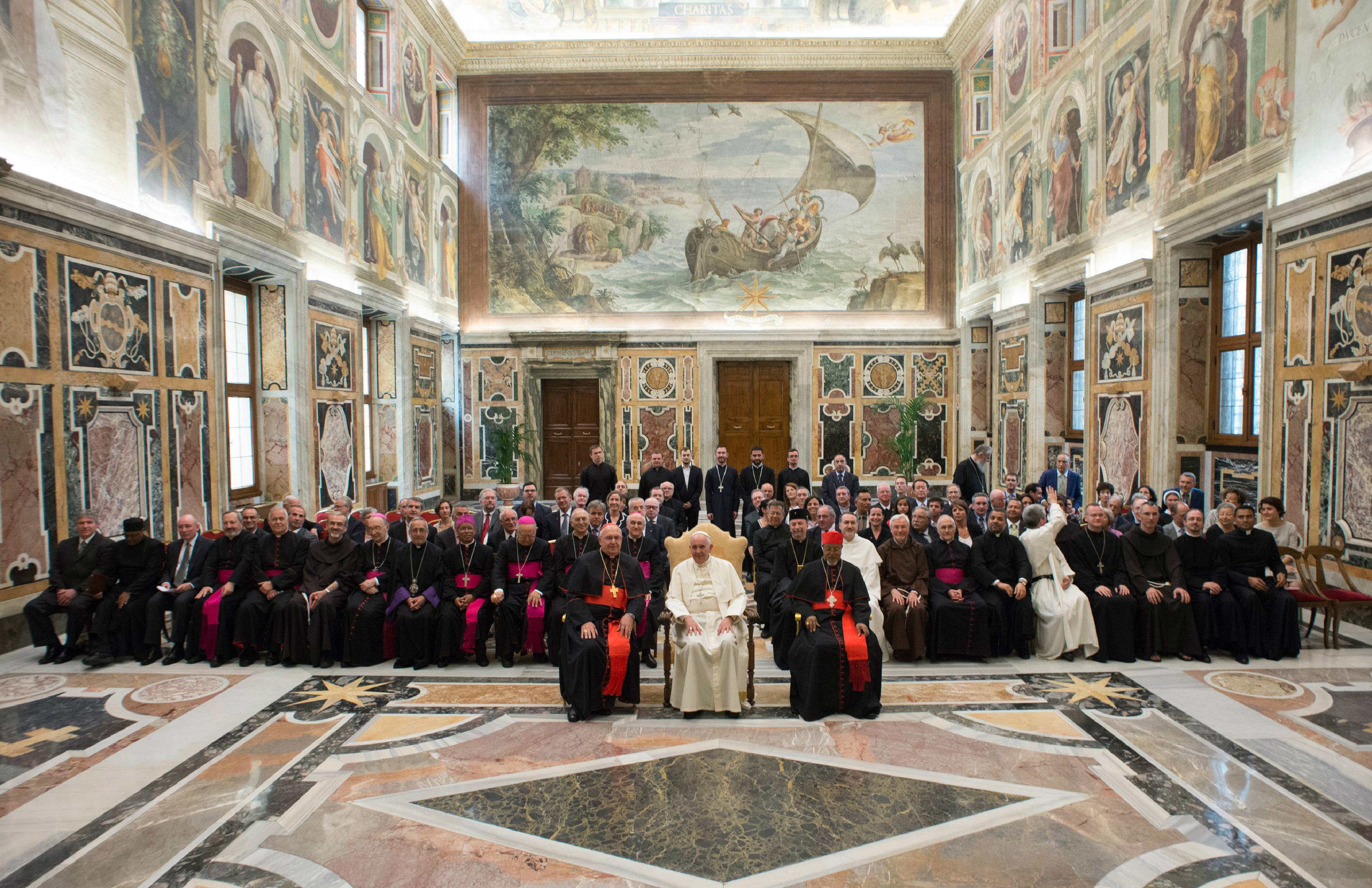 Pope Francis meets with Aid Agencies for the Eastern Catholic Churches (ROACO)