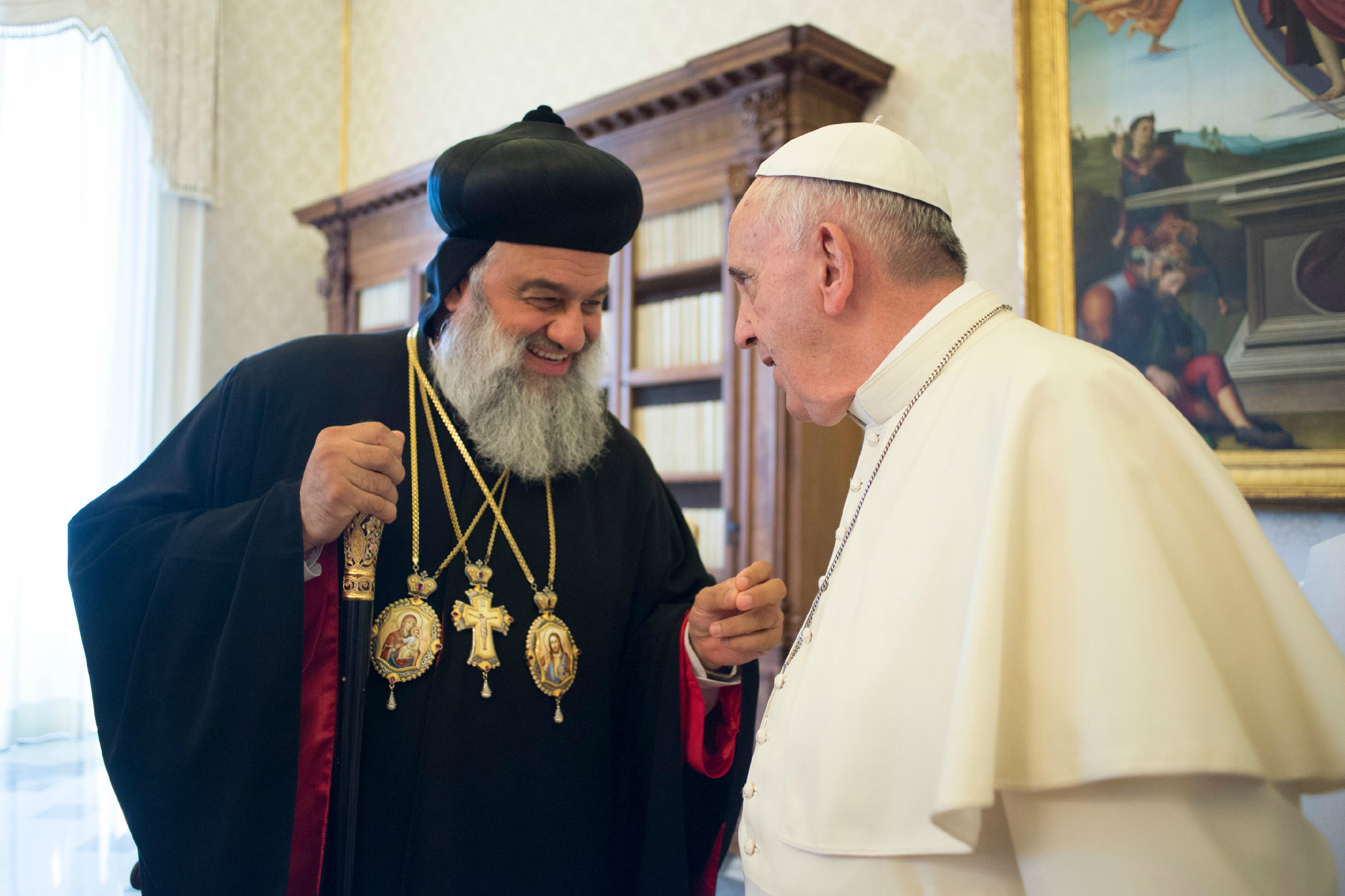 Pope Francis and His Holiness Mor Ignatius Aphrem II