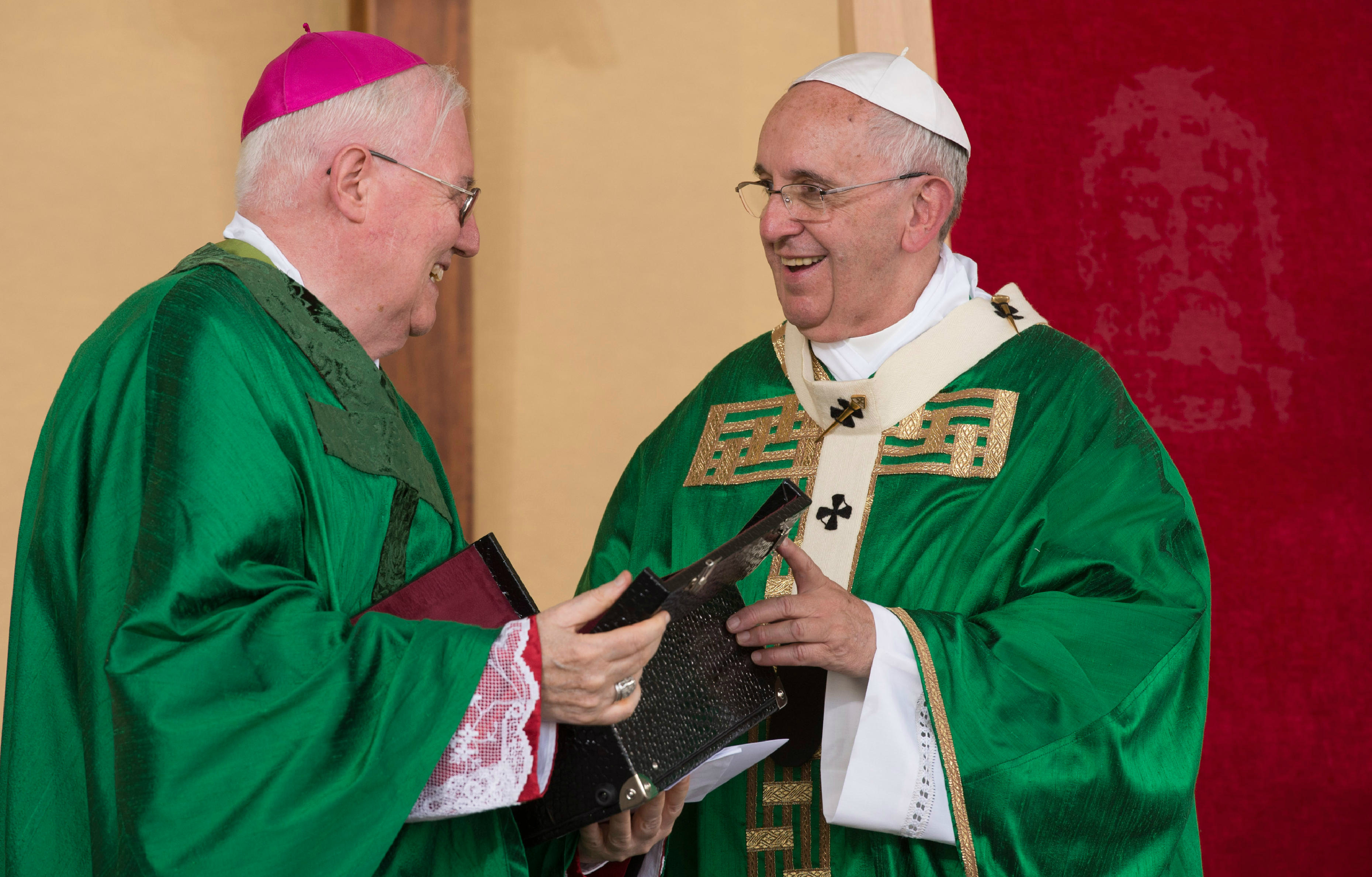Pope Francis and Cesare Nosiglia