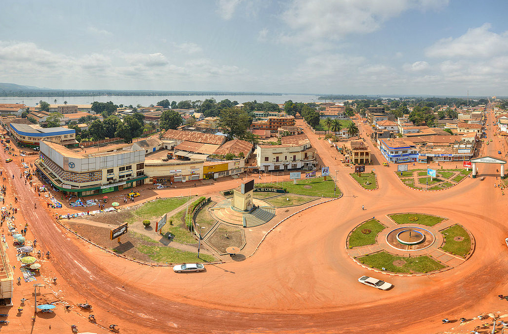City centre of Bangui