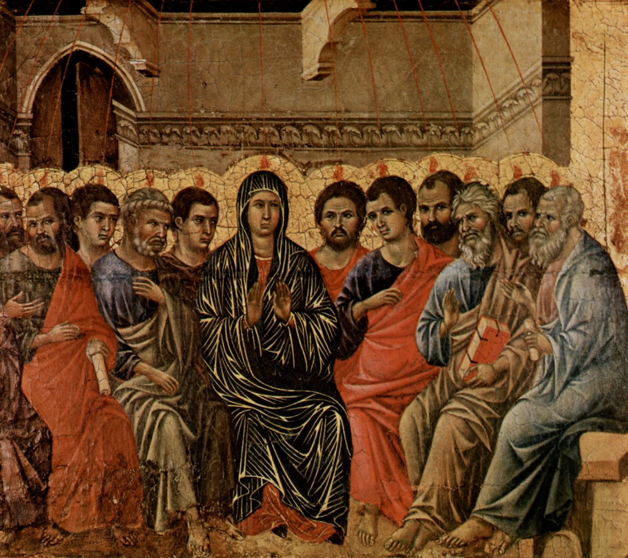 Pentecost by Duccio di Buoninsegna (1260-1318)