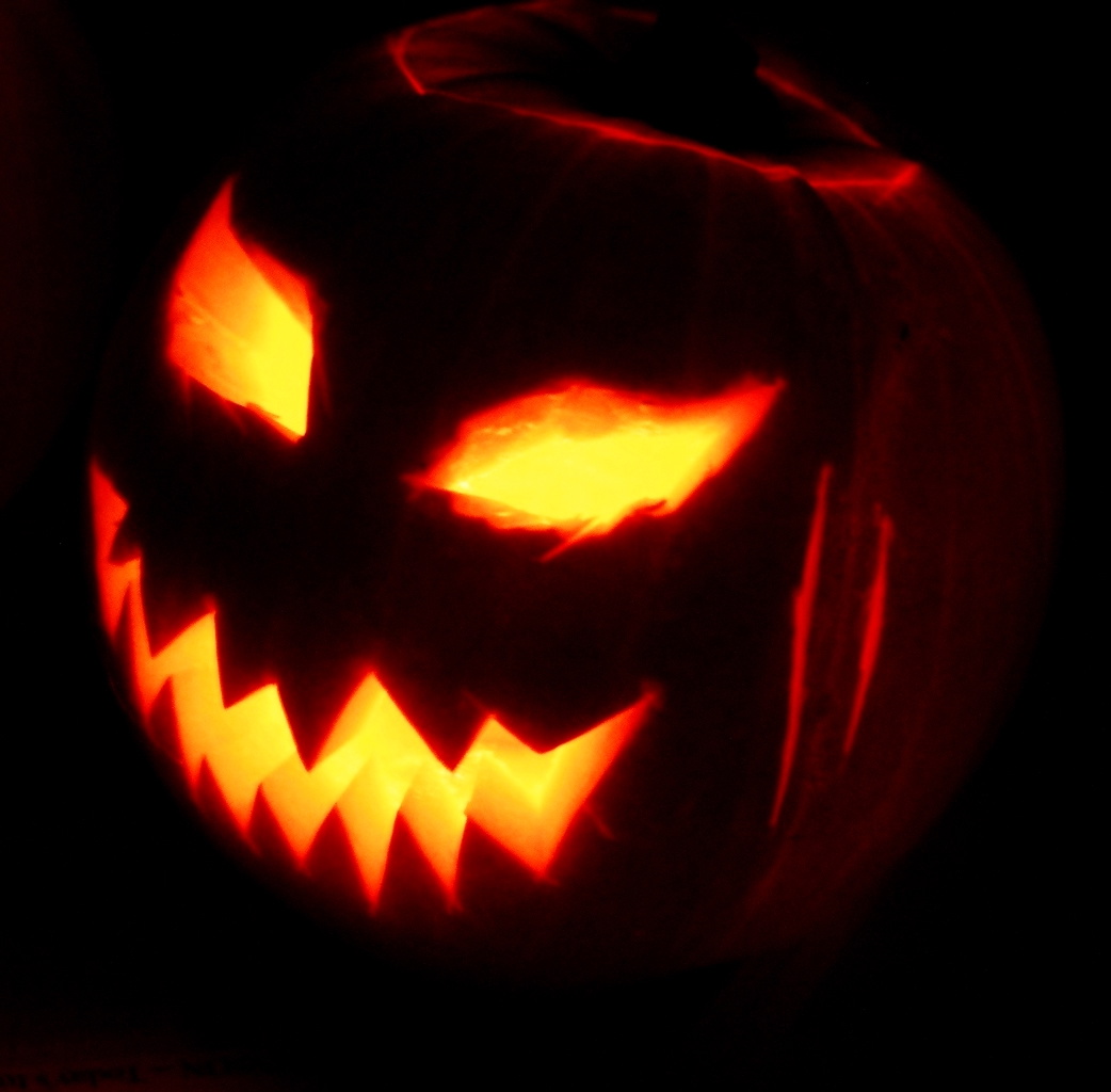 A Jack o' Lantern made for the Halloween celebrations in 2003