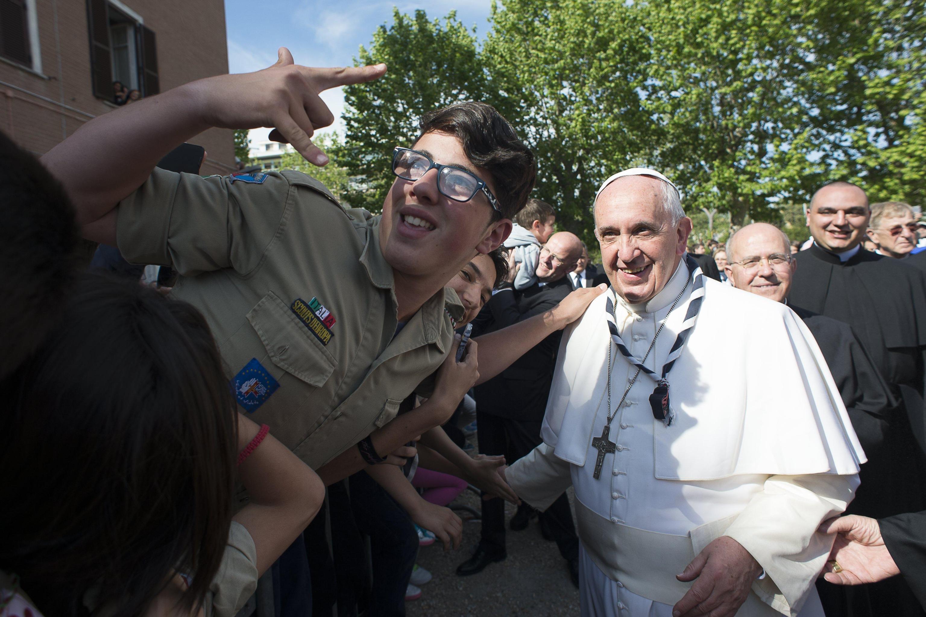 Pope Francis in Ostia