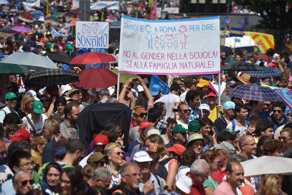 Family day against the gender ideology in the schools - june 20  2015 - Roma