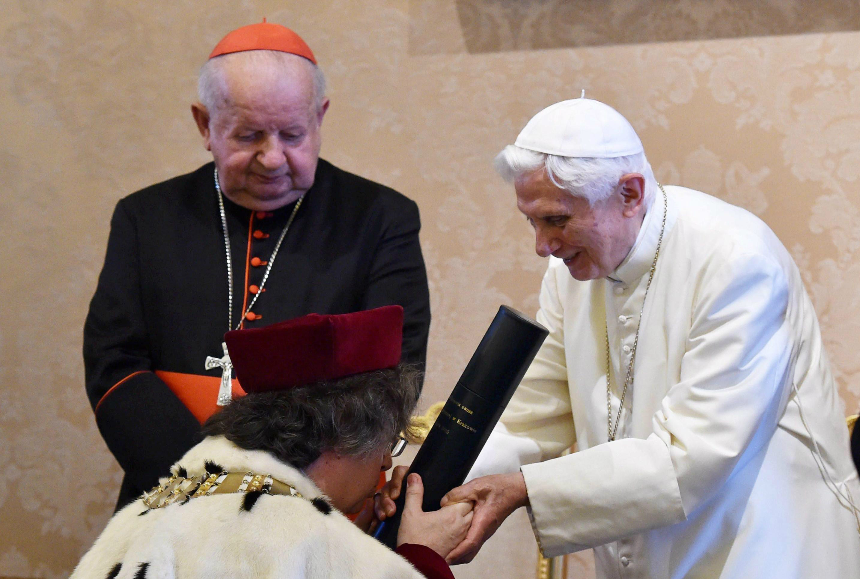 Pope Emeritus Benedict XVI received two honorary doctorates from Polish Universities