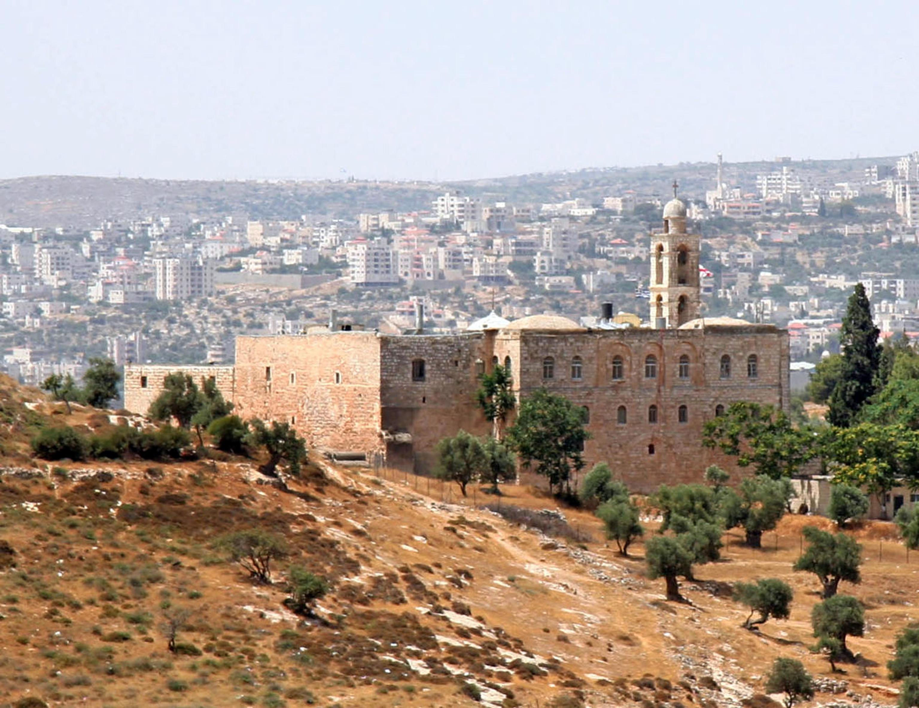 View of monastery of Mar Elian in Qaryqatayn