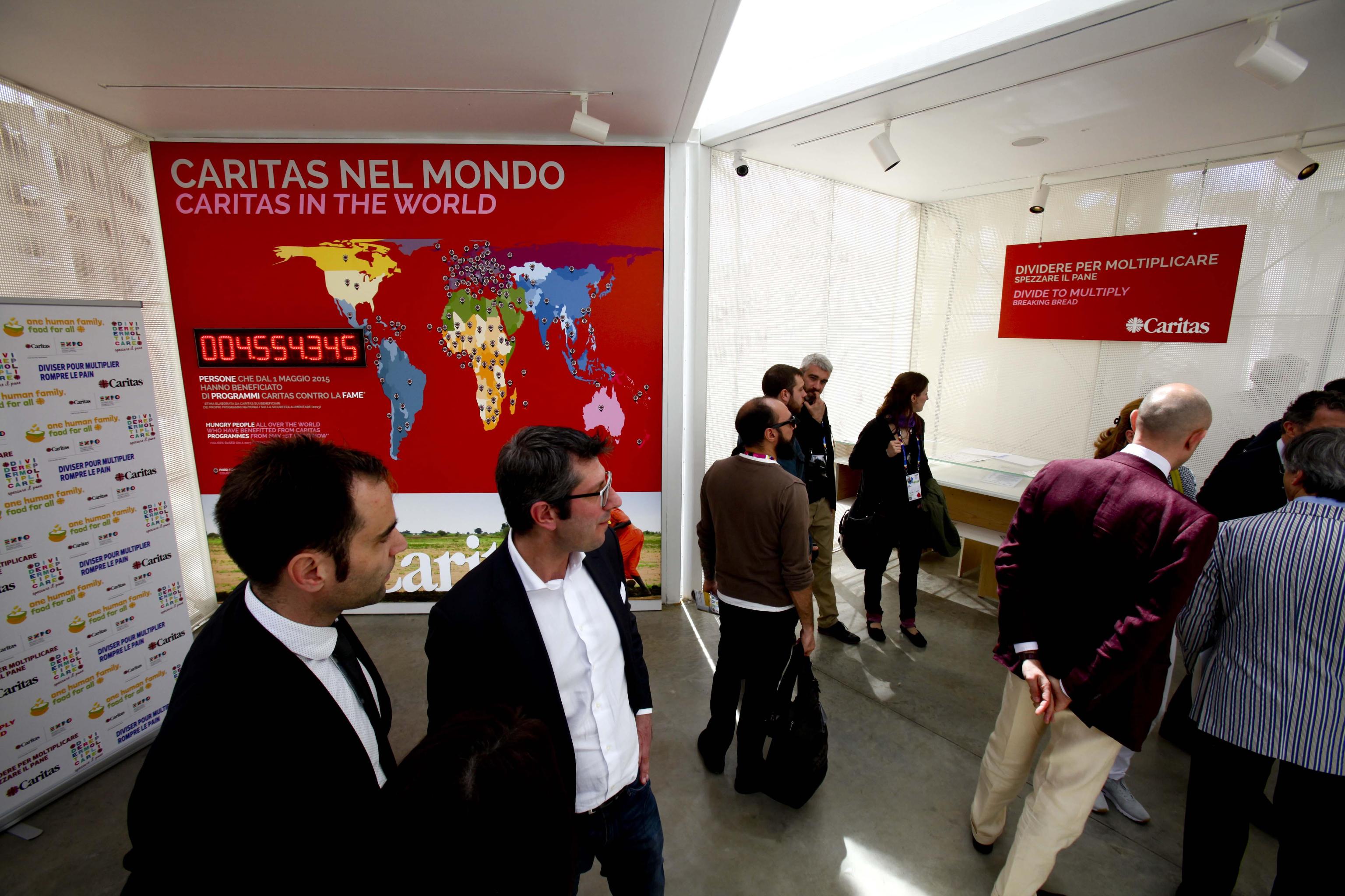 Opening of the Caritas Pavilion at Expo Milano 2015