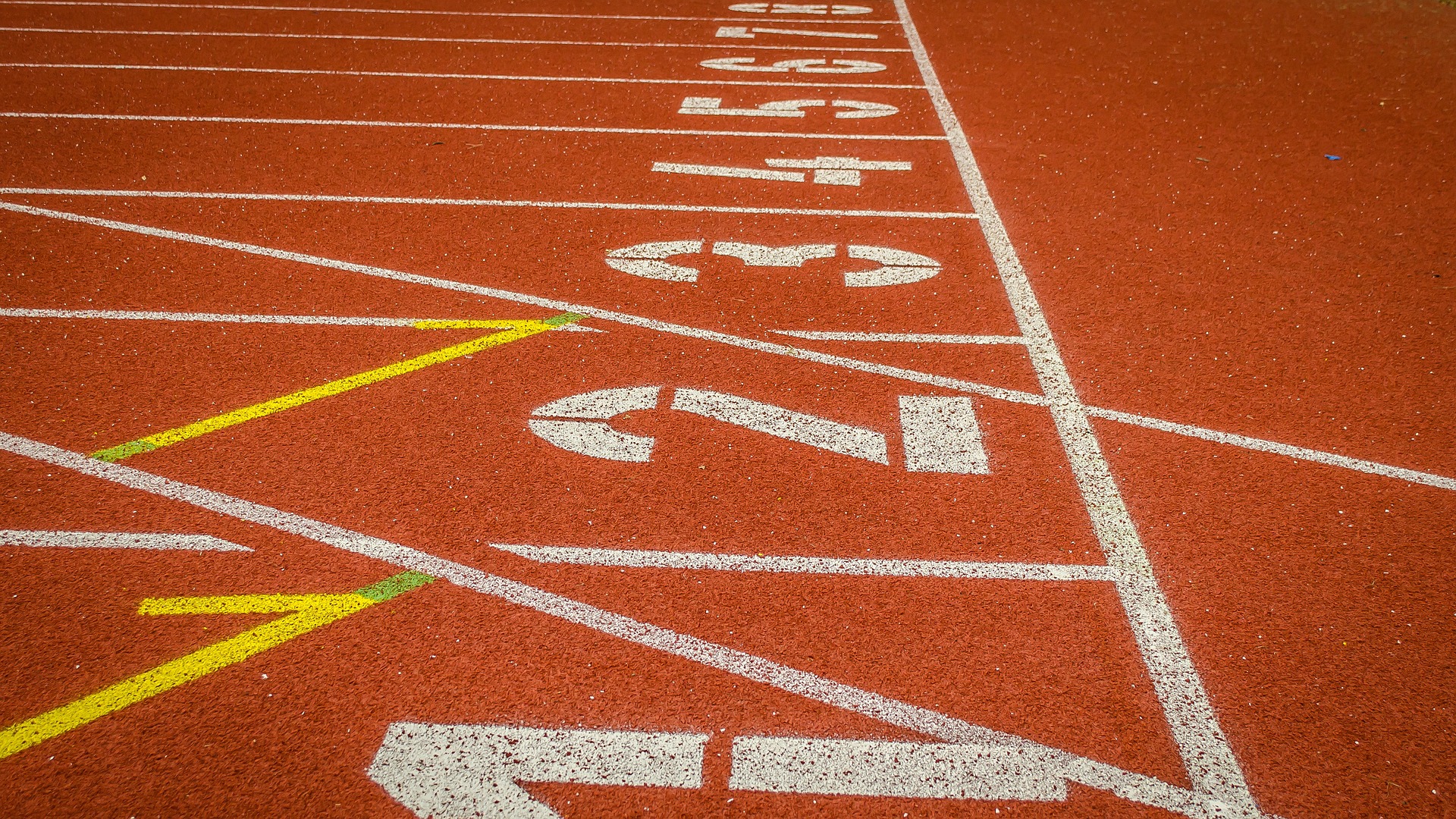 Tartan track for athletics
