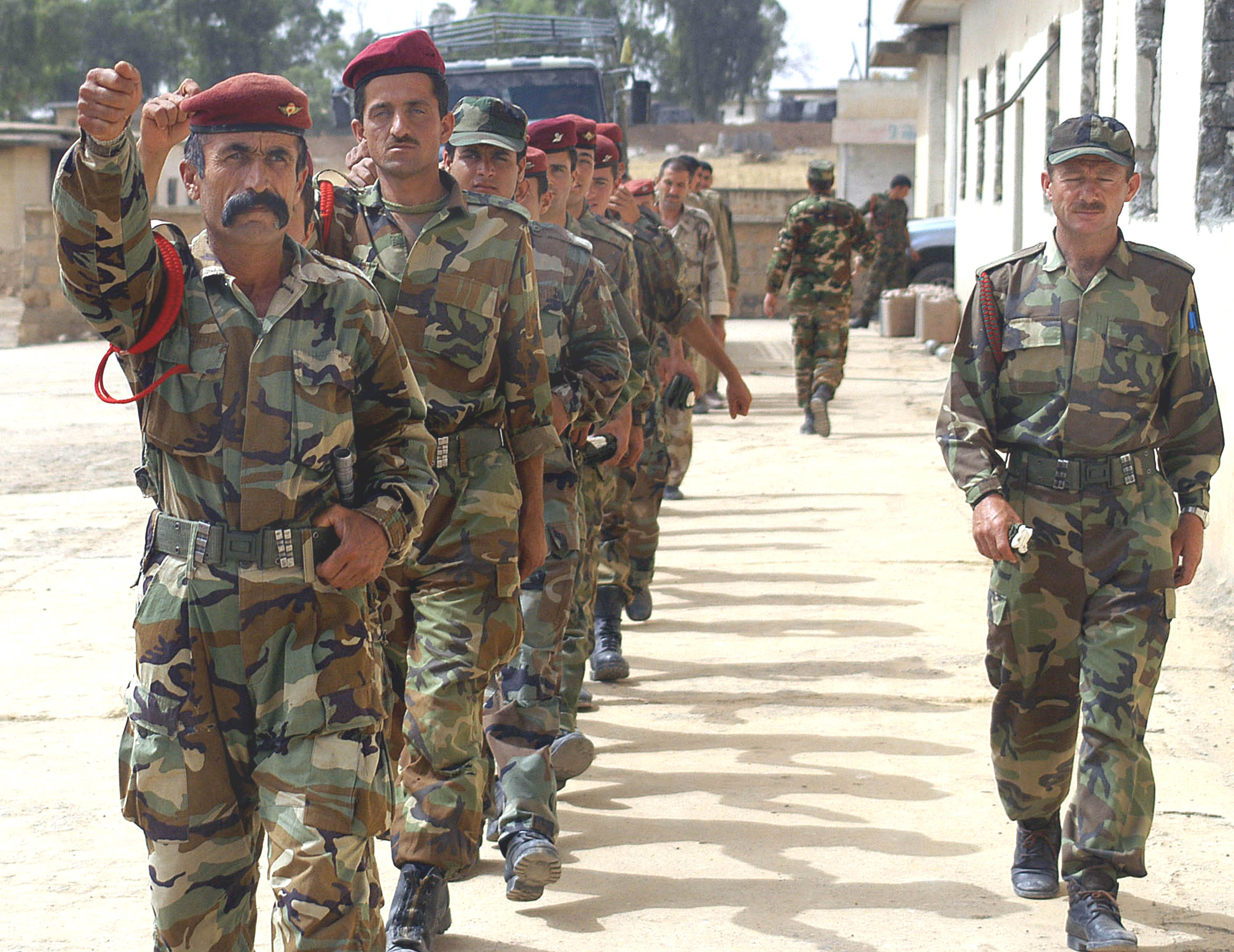 Kurdish Peshmerga platoon