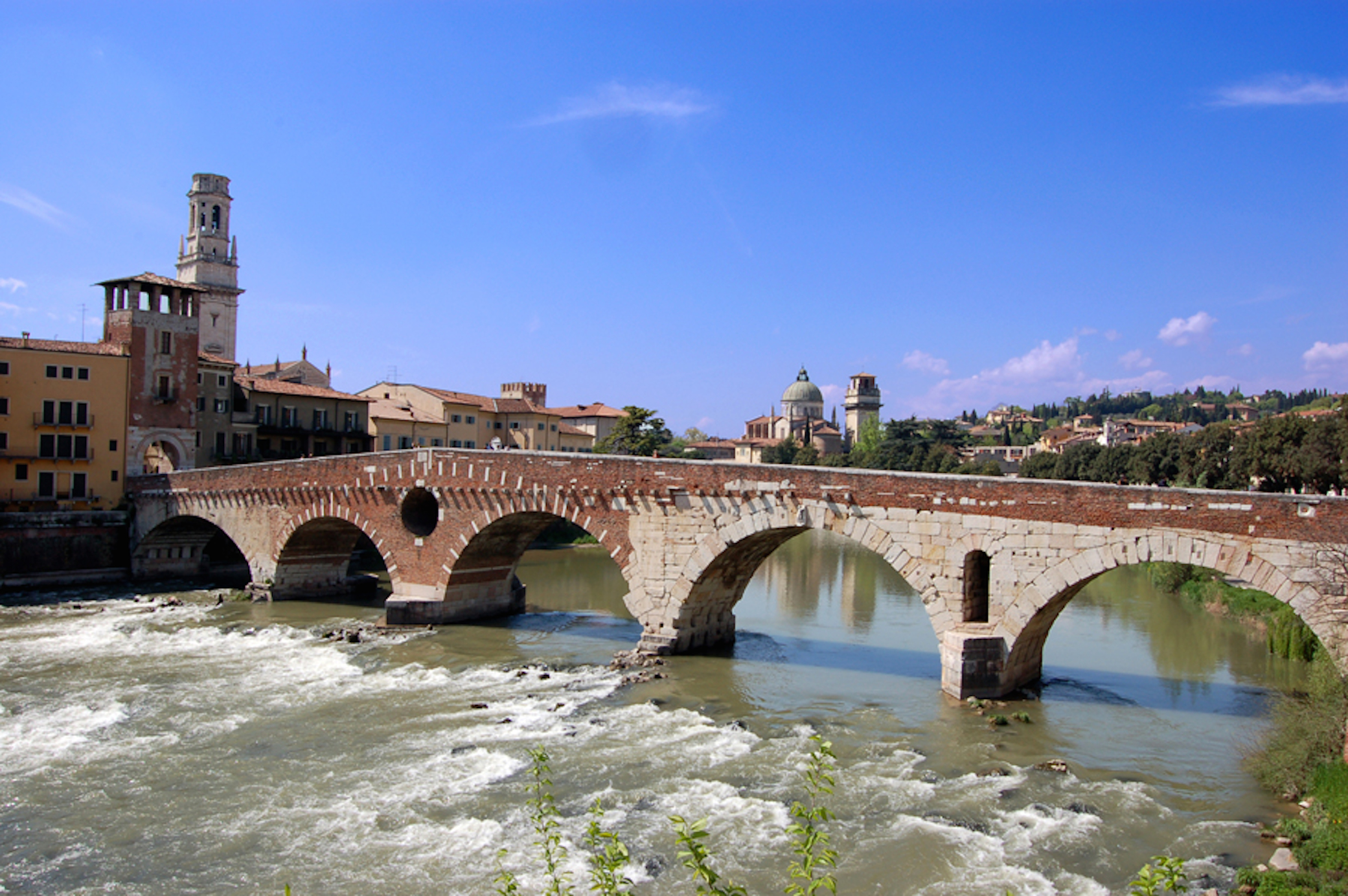 Verona bridge of stones
