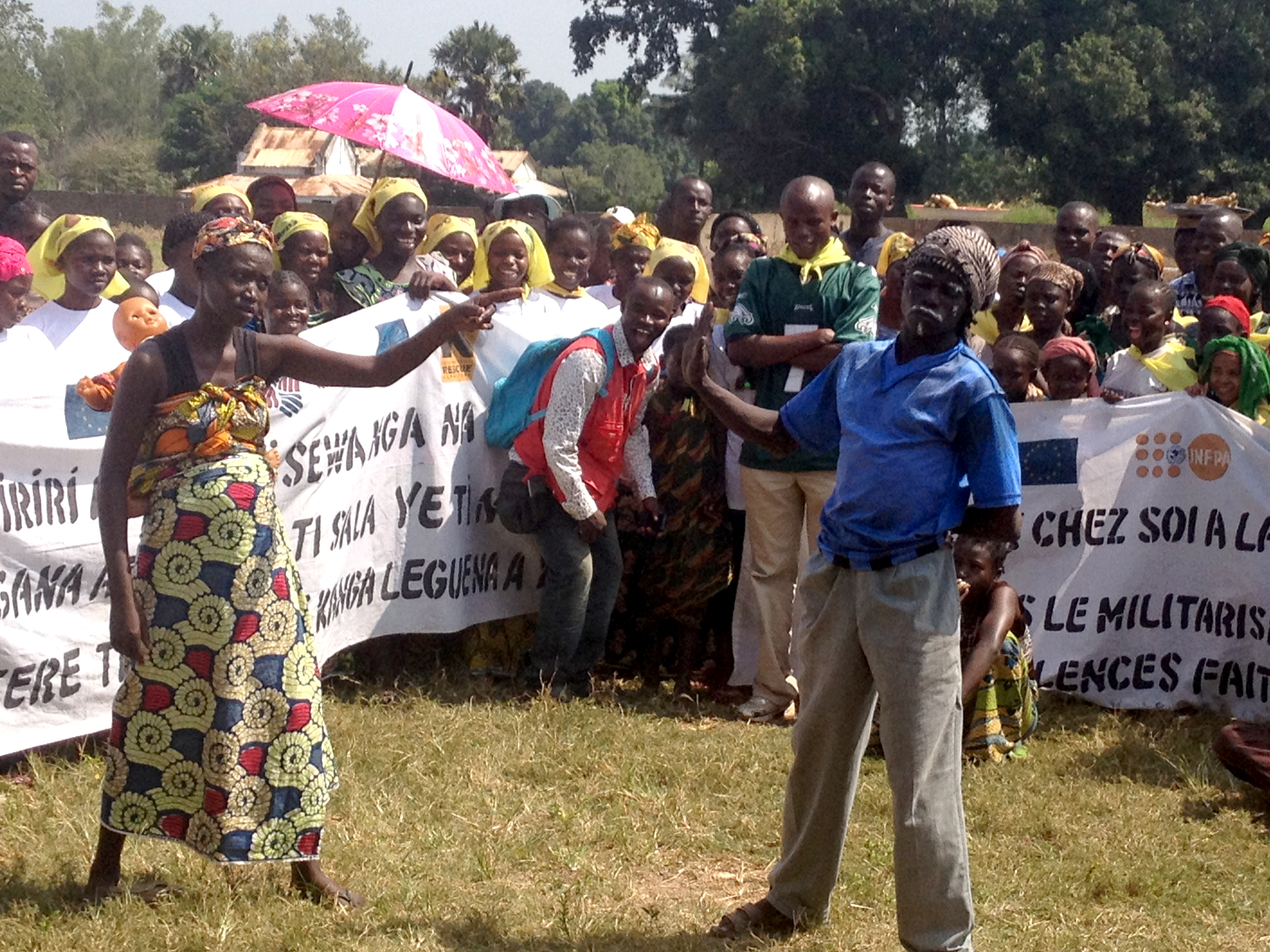 Demonstation in Central Africa Republic