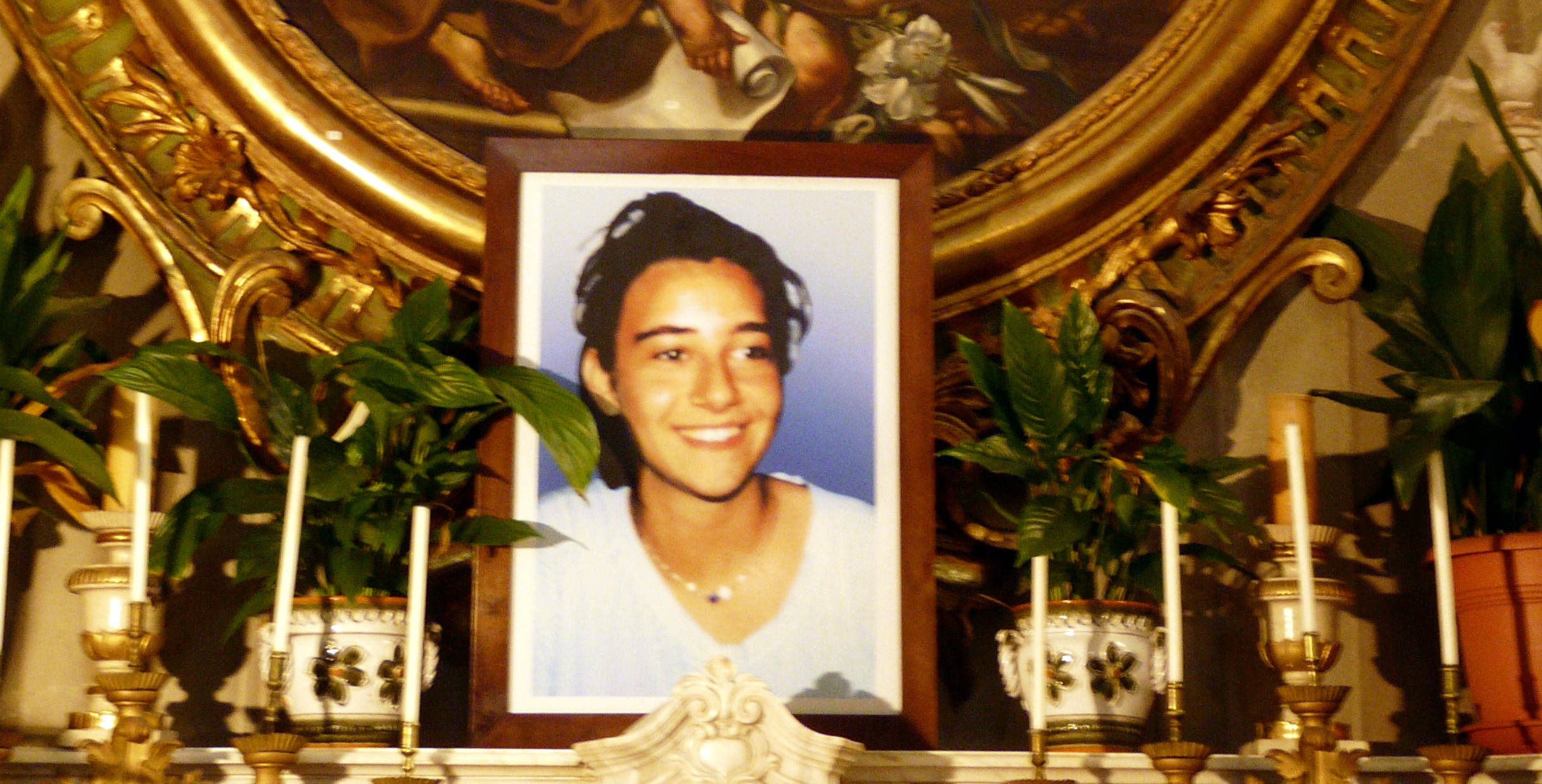 Image of Blessed Chiara Luce Badano in Sassello's Basilica