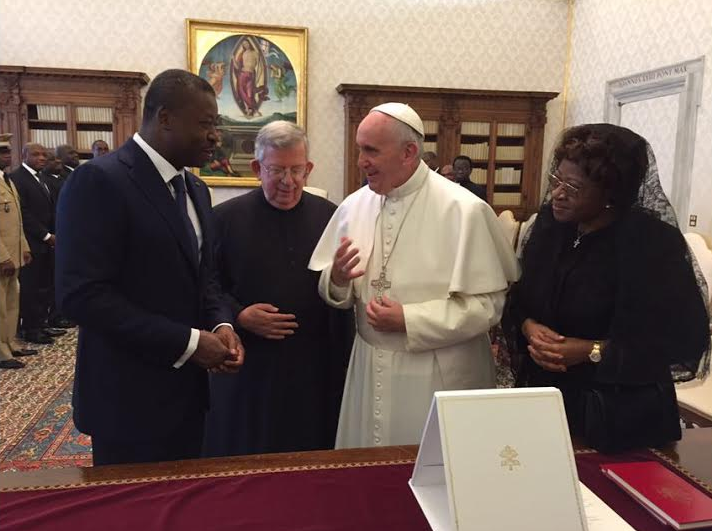 Il Papa riceve il presidente della Repubblica del Togo, Faure Essozimna Gnassingbé