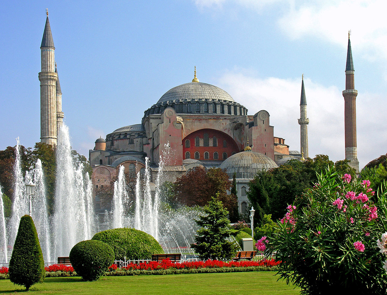 Basilica of Hagia Sophia in Turkey