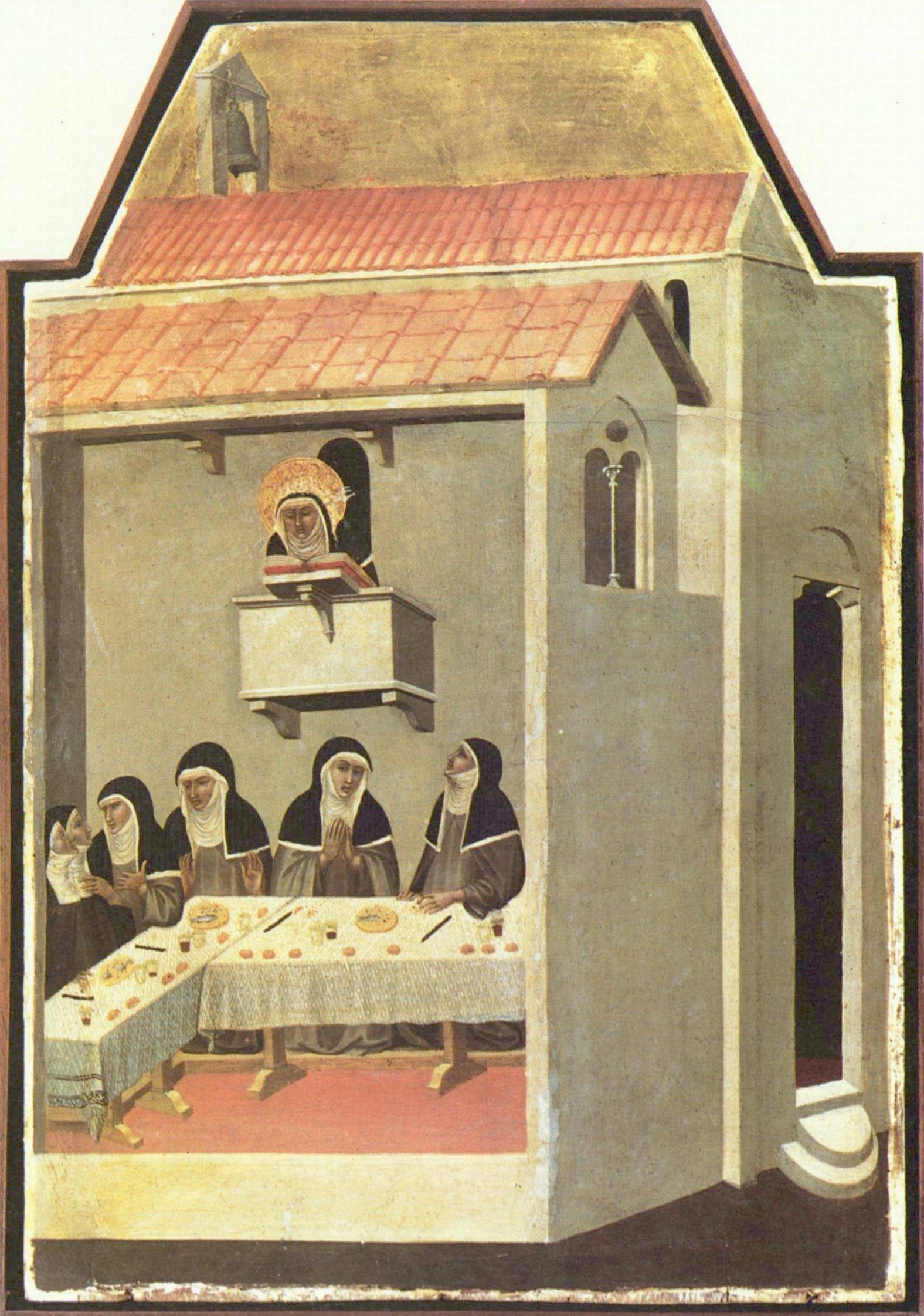 Scene from the life of Saint Humility (c. 1226 – 1310)
