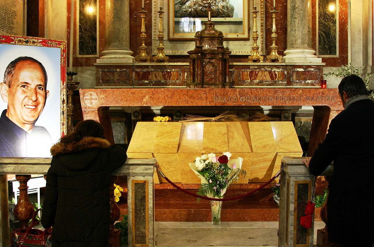 Tomb of the Blessed Don Giuseppe ('Pino') Puglisi in the Cathedral of Palermo