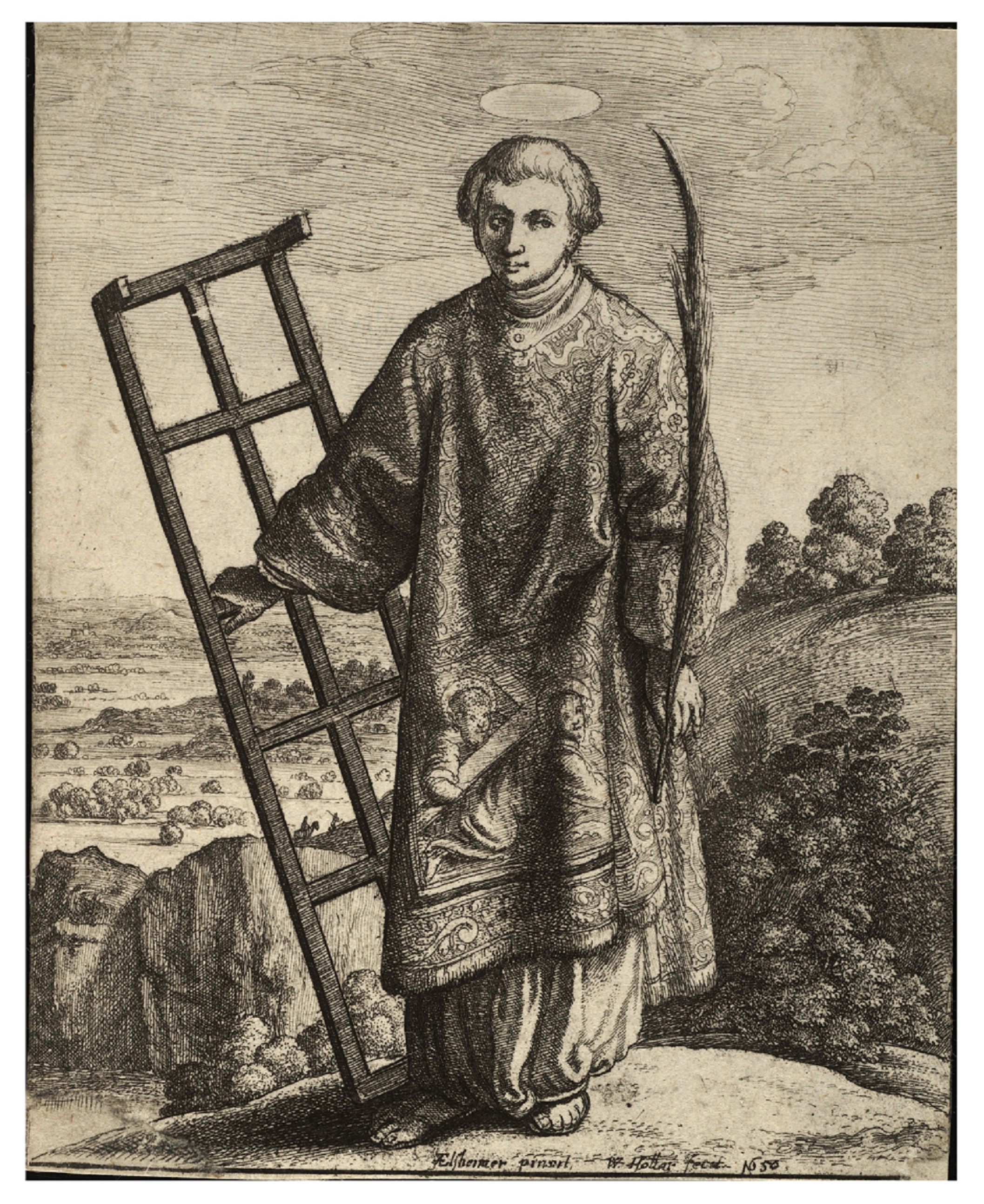 Saint Lawrence - Wenceslas Hollar (1607 - 1677)
