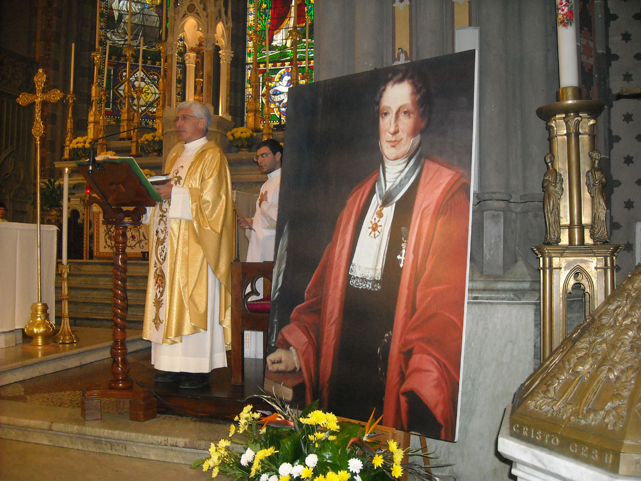 Servant of God Carlo Tancredi Falletti di Barolo - Image during a Mass in Santuario della Consolata