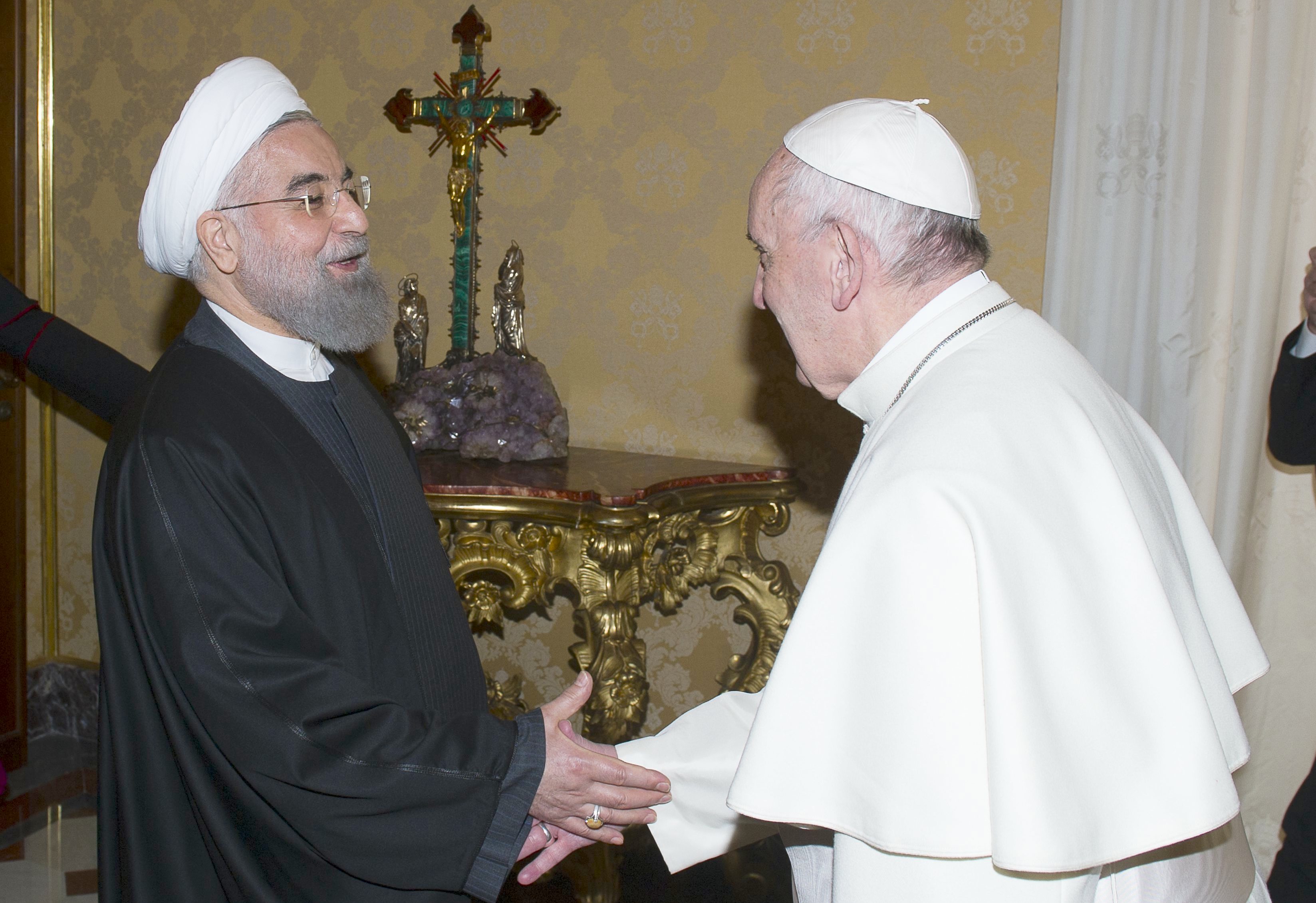Papa Francesco - Hassan Rouhani Presidente Iran