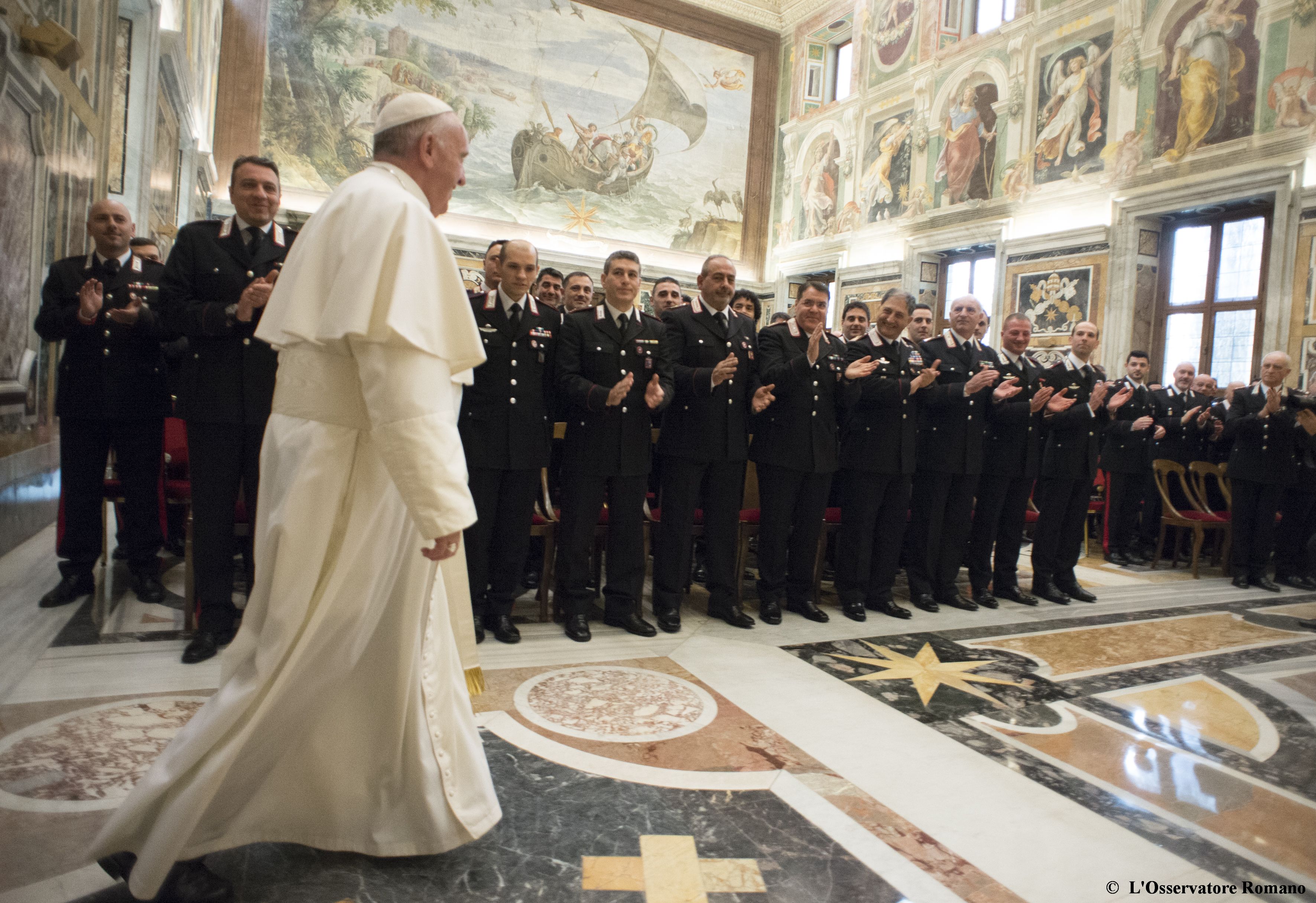 Papa Francesco e i Carabinieri