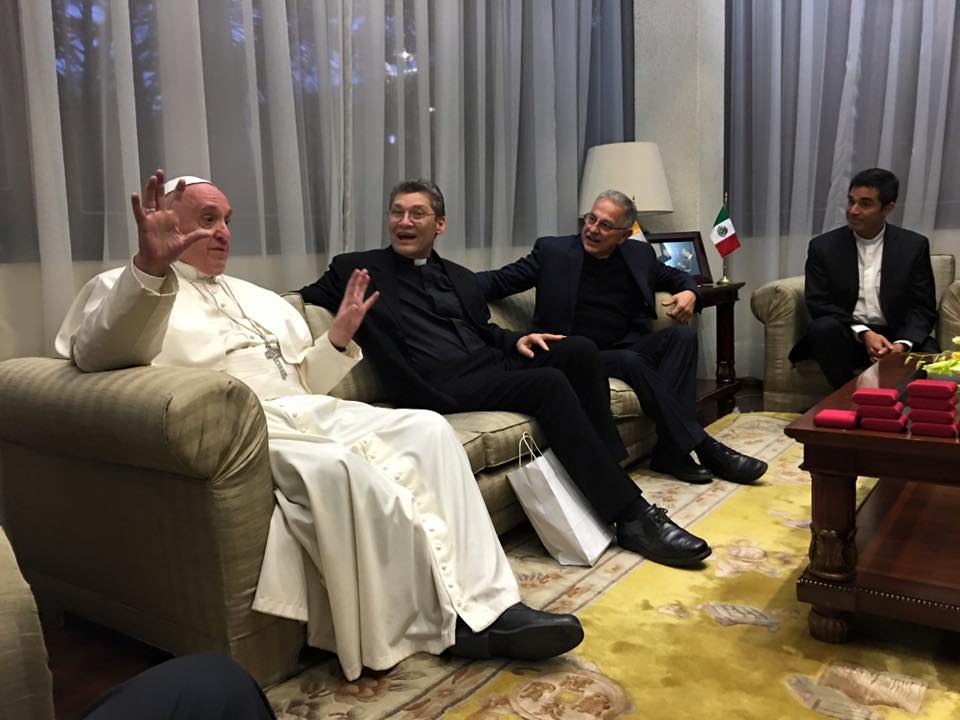 Papa incontra gesuiti messicani