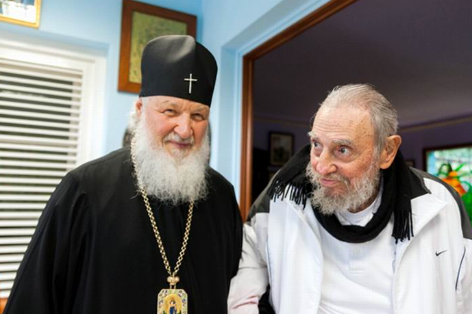 Patriarca Kirill e Fidel Castro