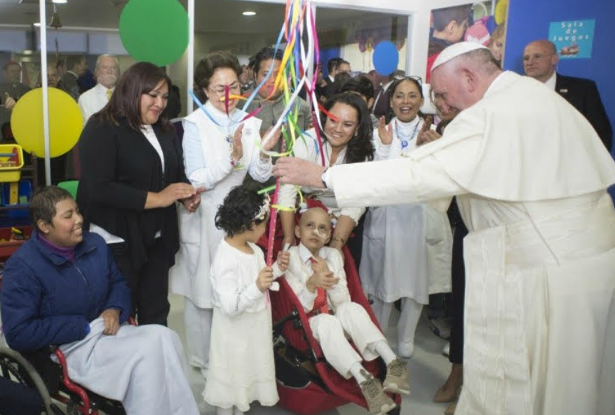 Il Papa nell'Ospedale pediatrico "Federico Gomez"