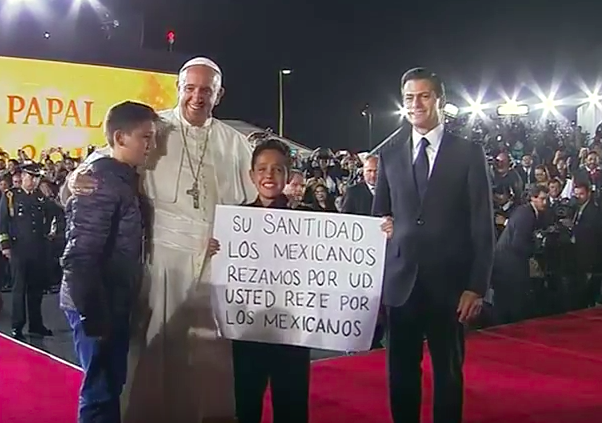 Il Papa saluta il Messico (aeroporto Ciudad Juarez)