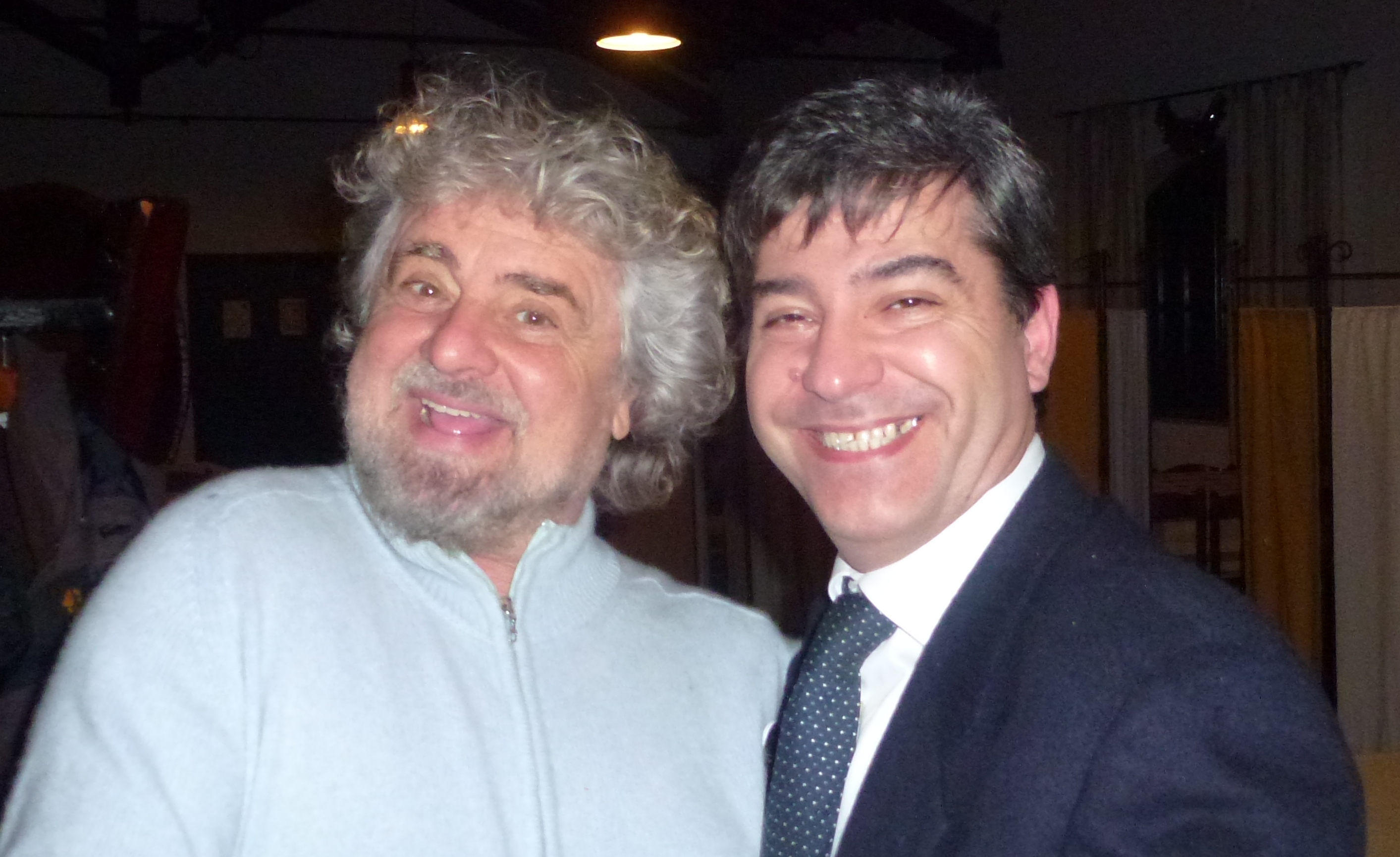 Beppe Grillo e Andrea Aquilino