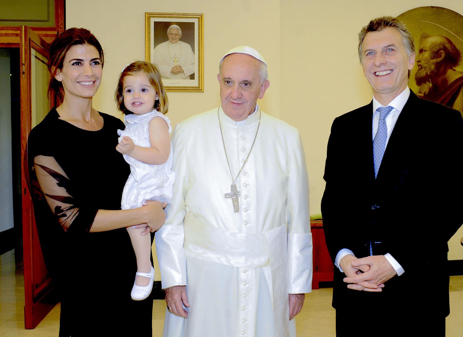 Papa y Macri