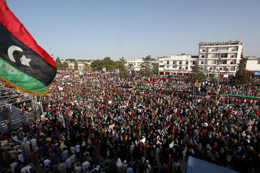 Demonstration in Bayda (Libya) - Wikimedia Commons