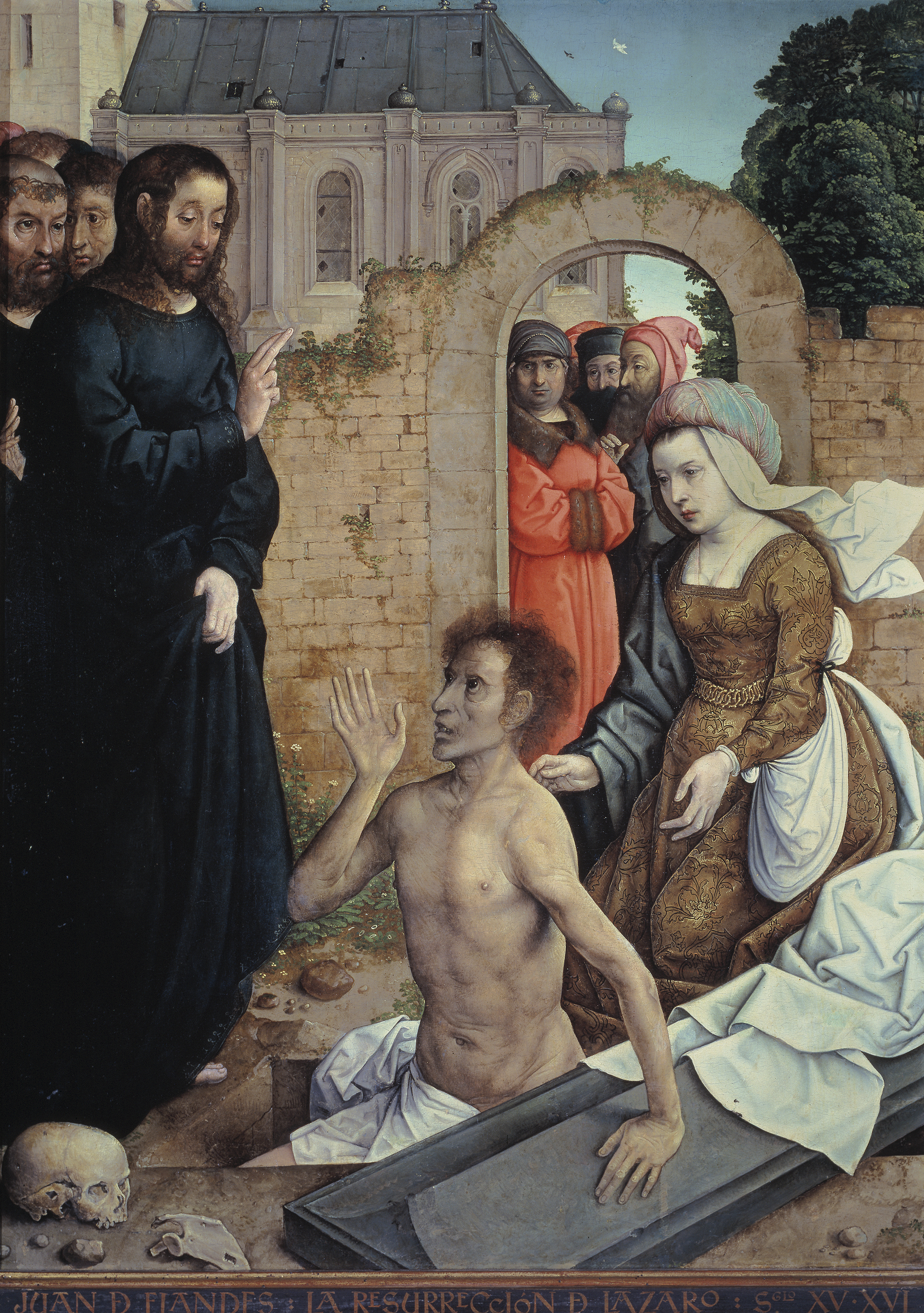Juan de Flandes - Resurrezione di Lazzaro