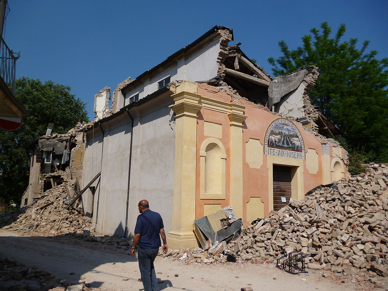 chiesa di san giuseppe a san felice sul panaro, terremoto del 2012